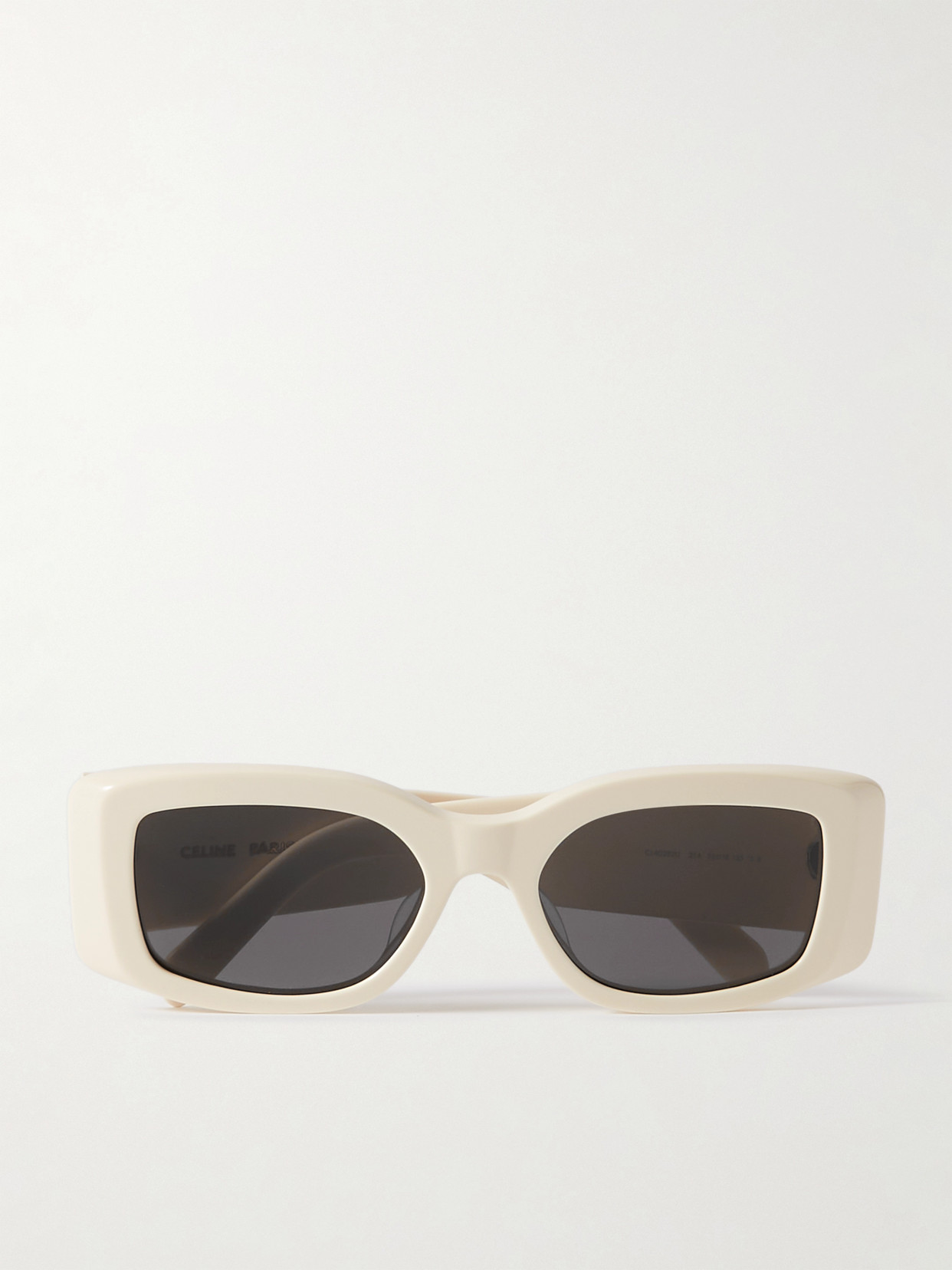 Celine Triomphe Oversized Square-frame Acetate Sunglasses In Neutral
