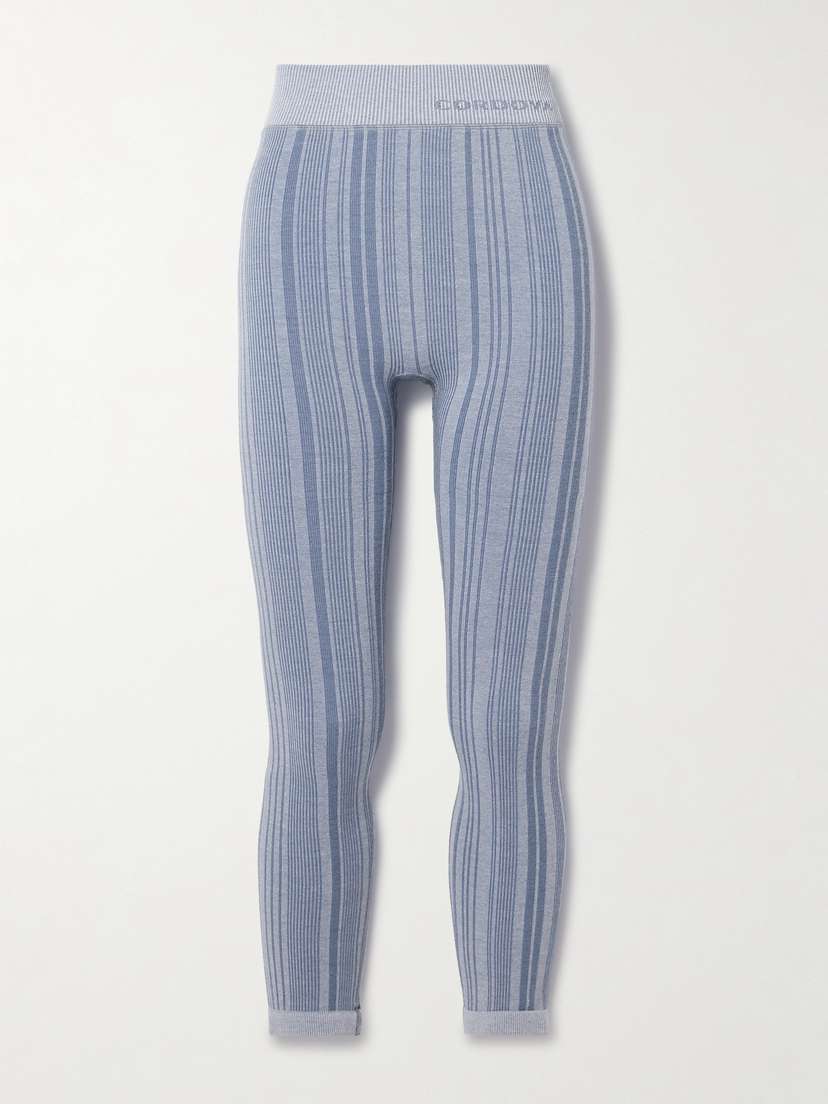 Cordova Sol Striped Stretch-jersey Leggings