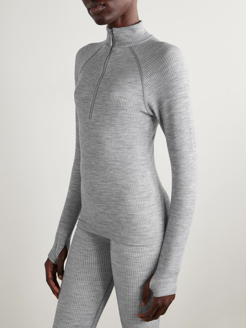 CORDOVA Stowe ribbed wool-blend turtleneck base layer