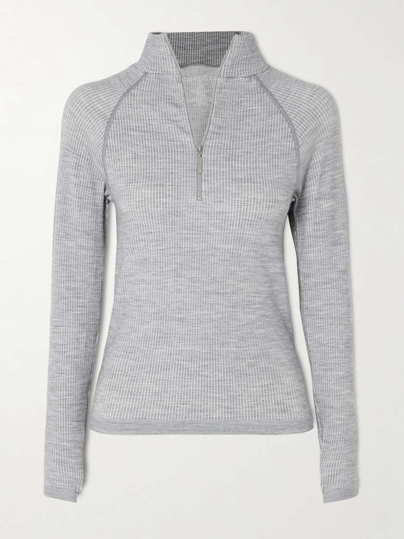 Cordova Stowe Ribbed Wool-blend Turtleneck Base Layer