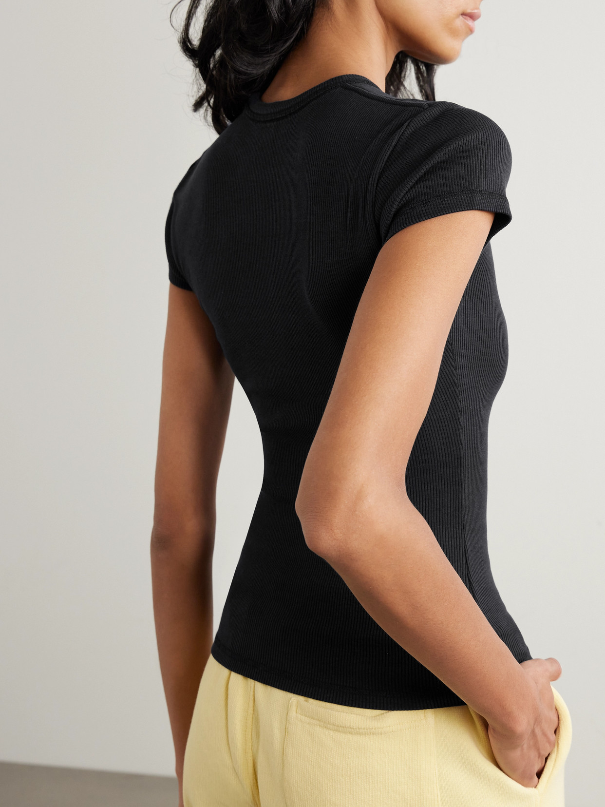 Stretch Lyocell And Cotton-Blend T-Shirt