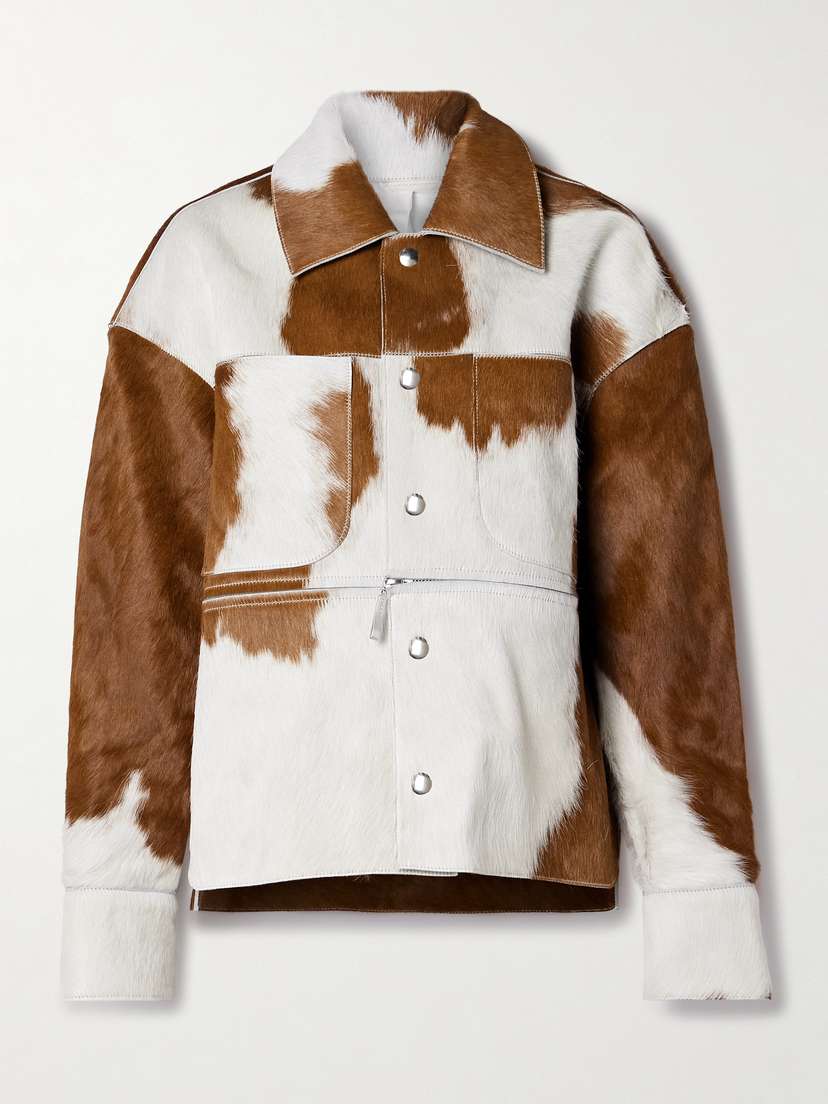 Cordova Highlands Convertible Paneled Calf Hair Jacket