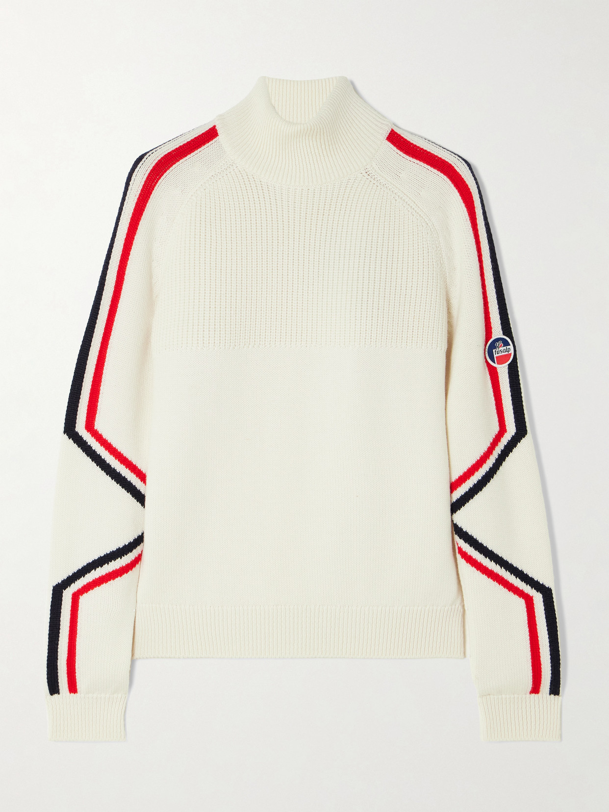 Fusalp Alea Wool Ski Sweater In White