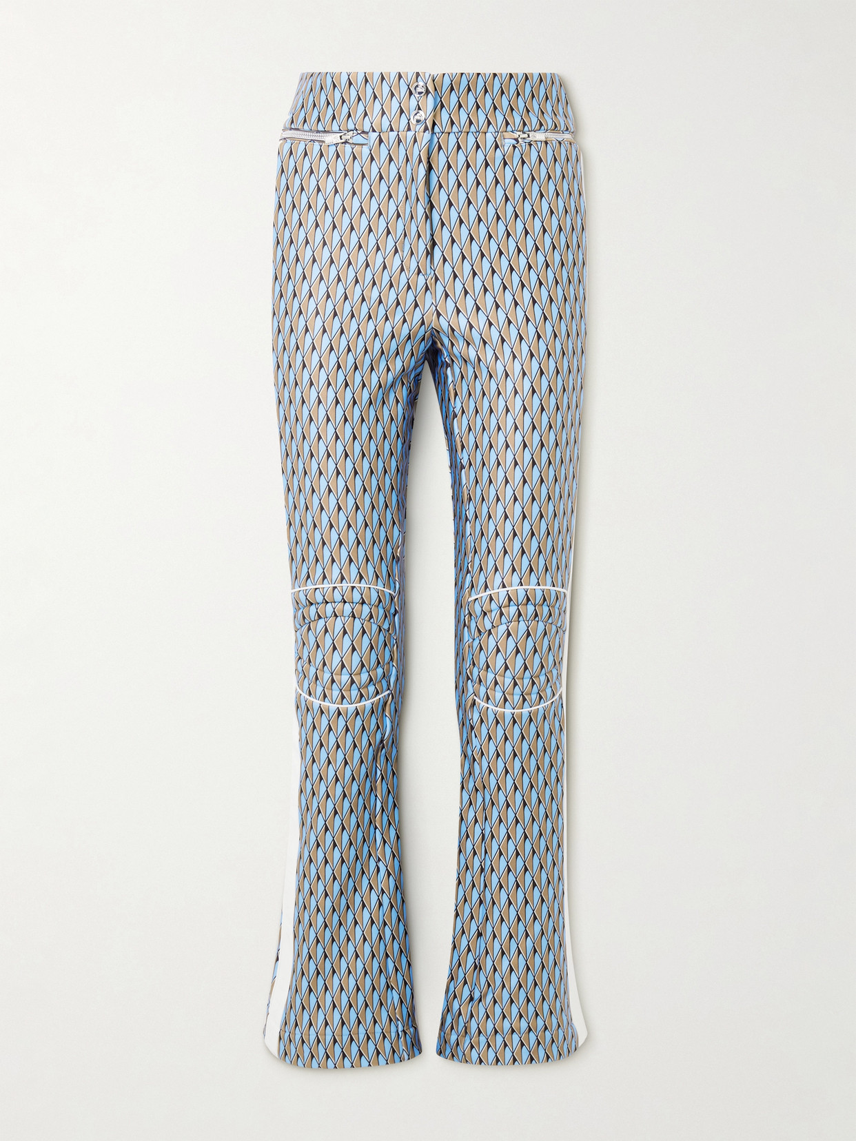 Fusalp Celia Printed Bootcut Ski Pants In Blue