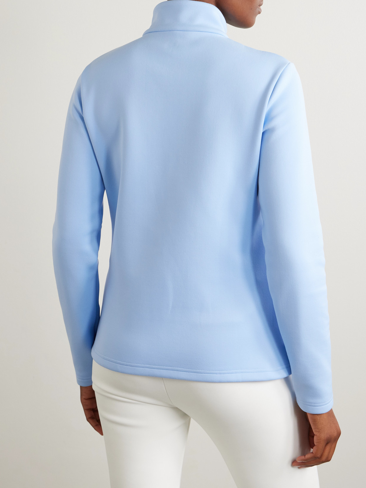 Fusalp Orion Stretch-jersey Turtleneck Base Layer In Blue