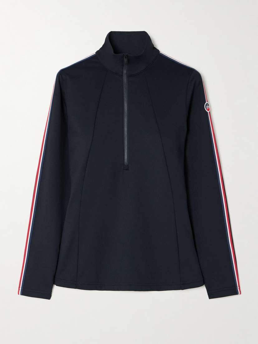 Fusalp Stellia Ii Grosgrain-trimmed Stretch-jersey Base Layer