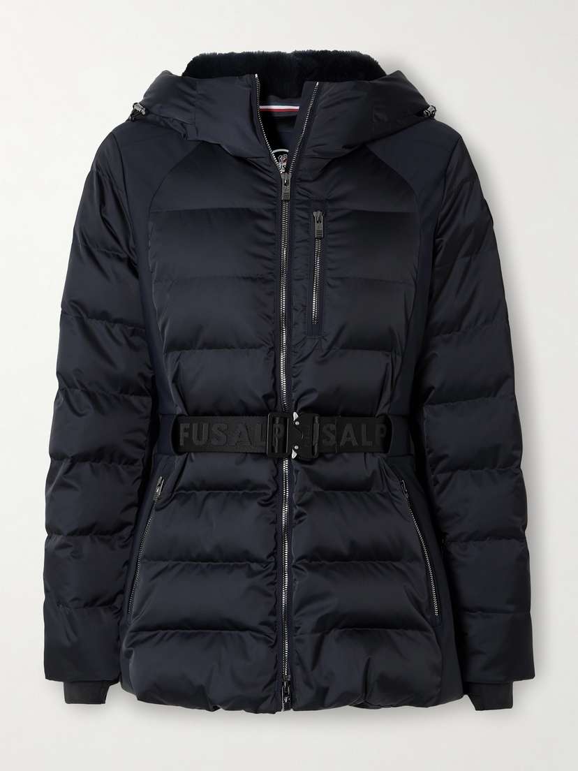 Fusalp Maela Faux Fur-trimmed Quilted Hooded Ski Jacket