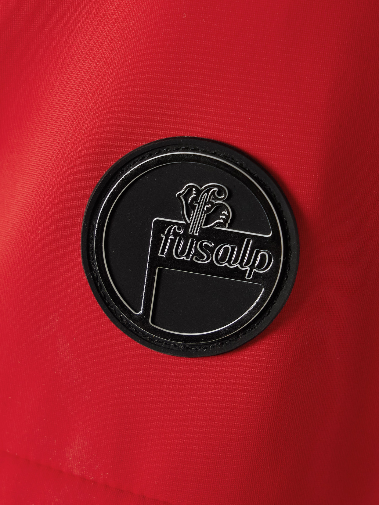 Fusalp Katarina Hooded Paneled Shell Ski Jacket In Red