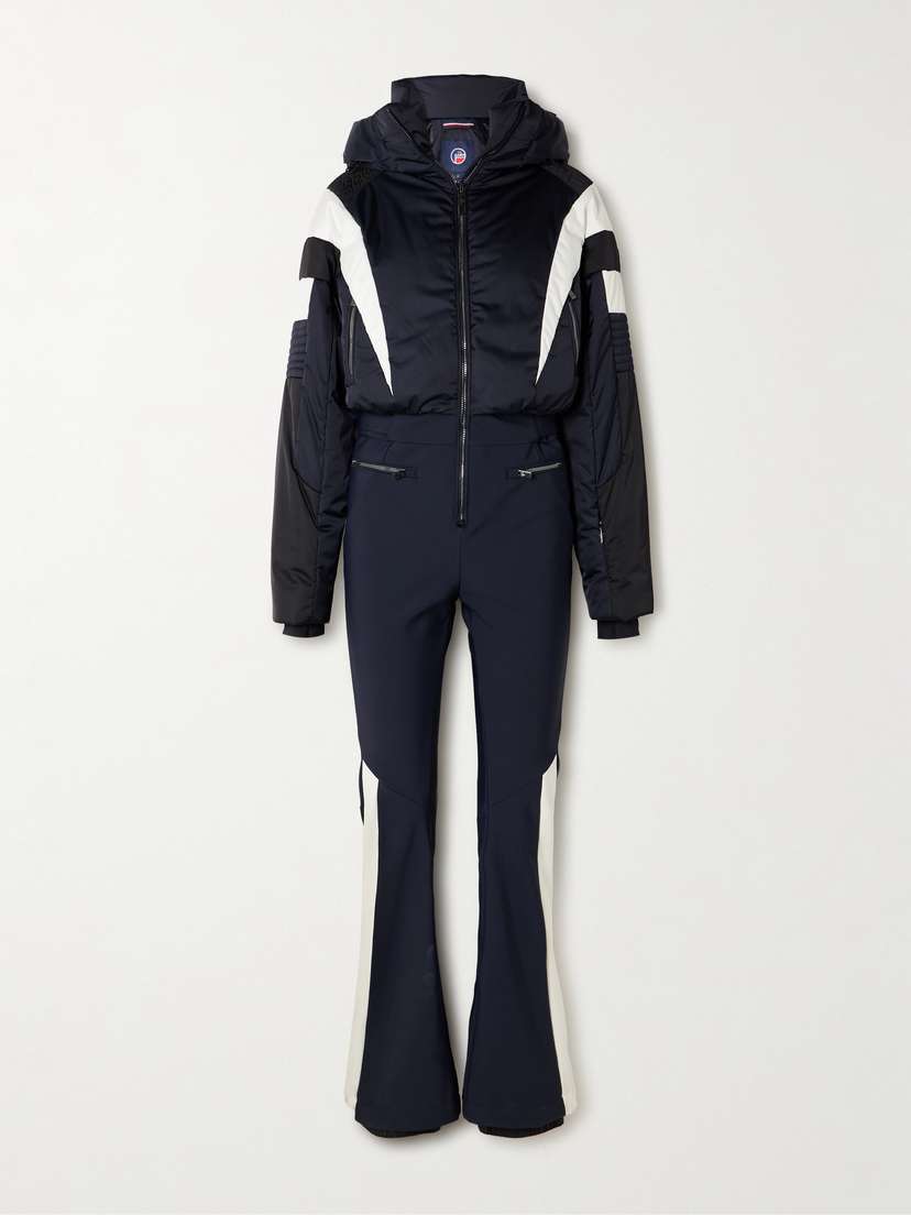 Fusalp Julienne Hooded Padded Paneled Ski Suit