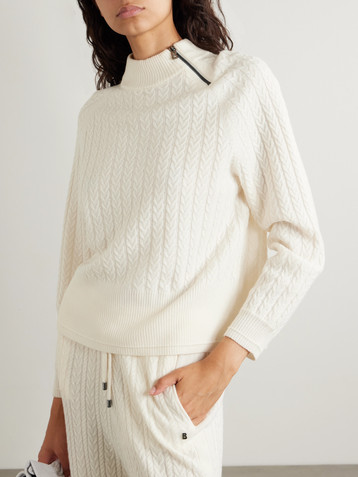 BOGNER Lyrica cable-knit wool sweater