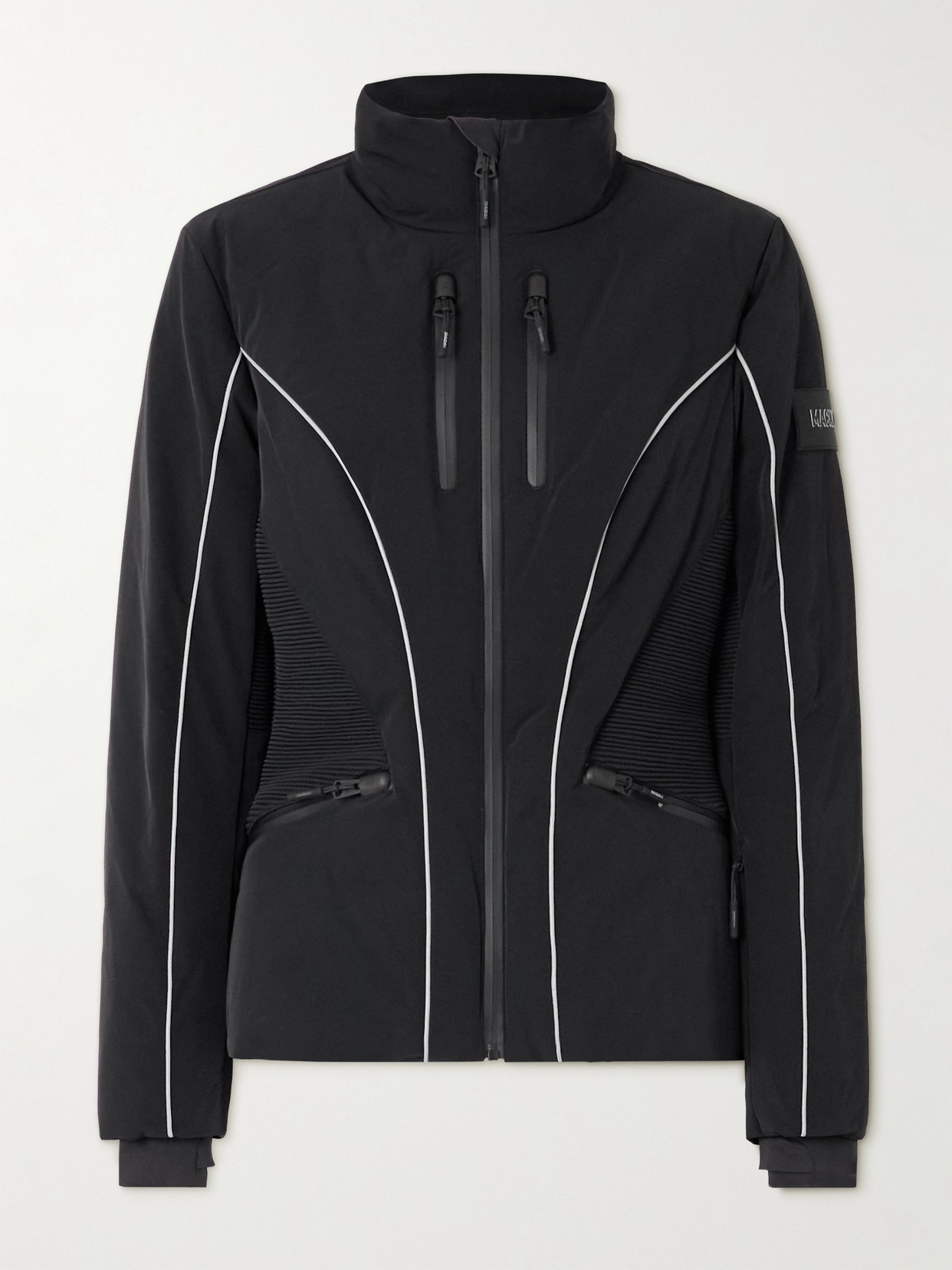 Mackage Paneled Ski Jacket In Black
