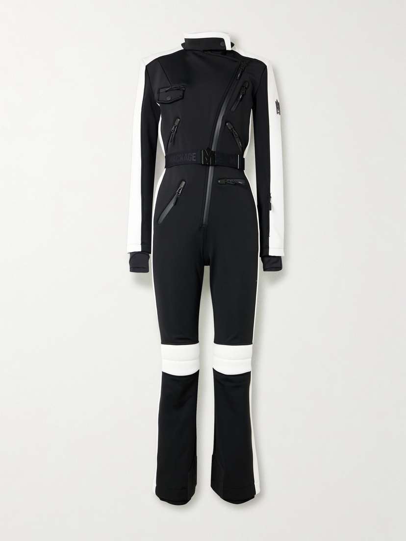 Mackage Miakim Asymmetric Paneled Tech-jersey Ski Suit