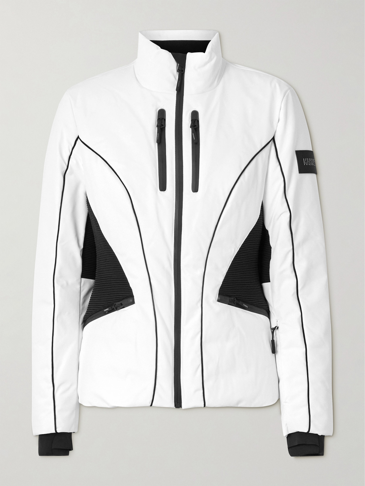Mackage Paneled Ski Jacket In White