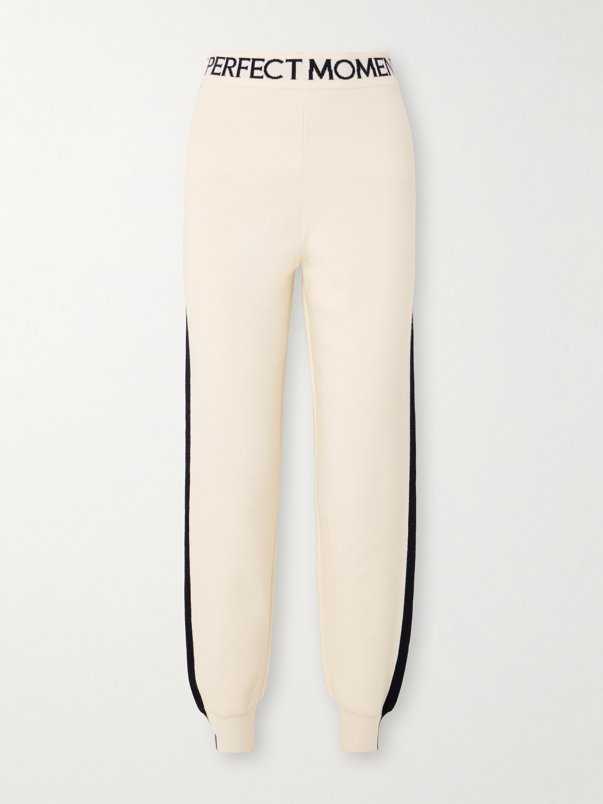 Perfect Moment La Tour Merino Wool Jogger Pant In White
