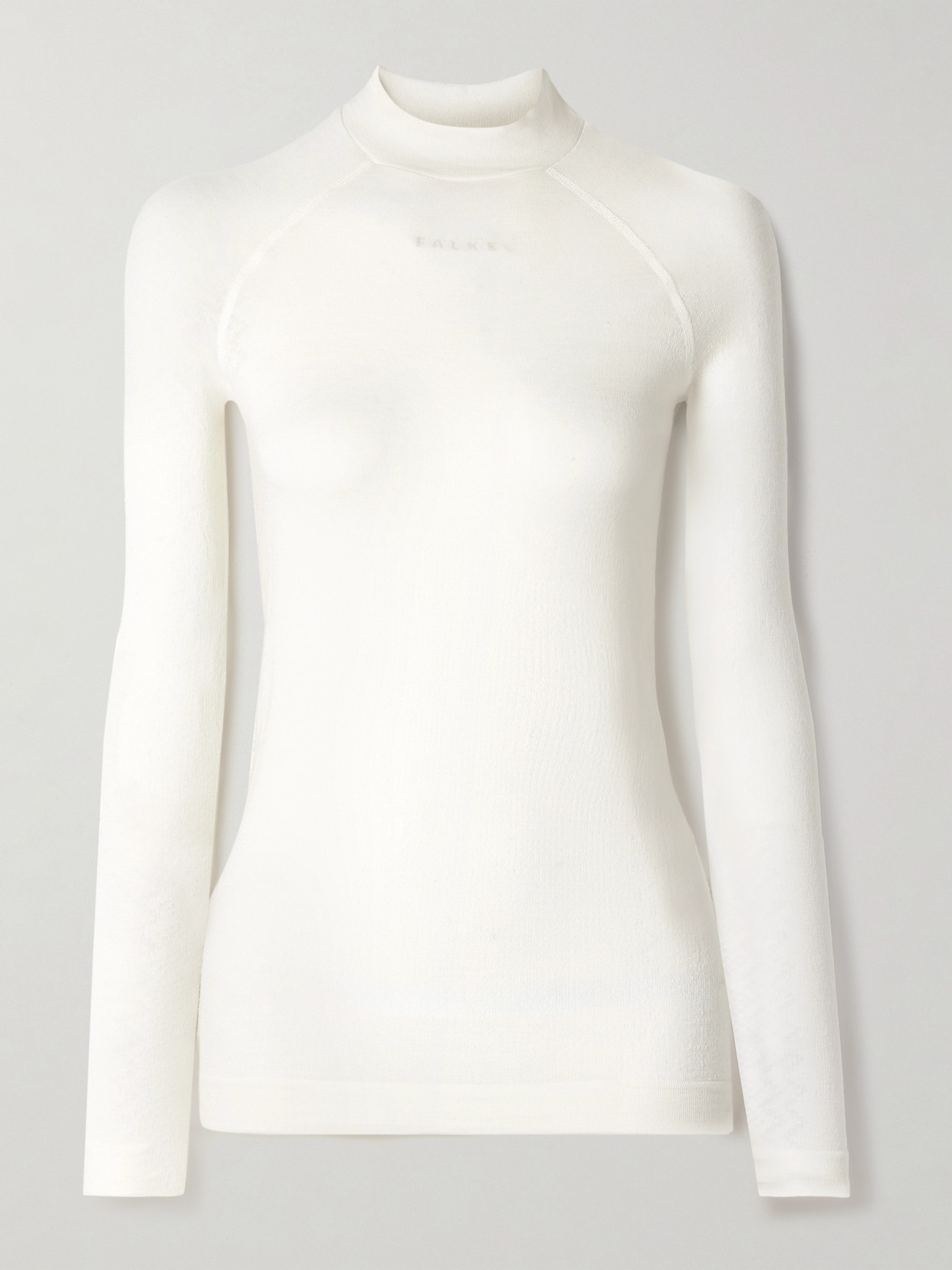 Falke Nordic Wool-blend Top In White