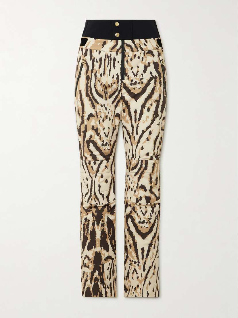 Bogner Maren Rubber-trimmed Printed Ski Pants