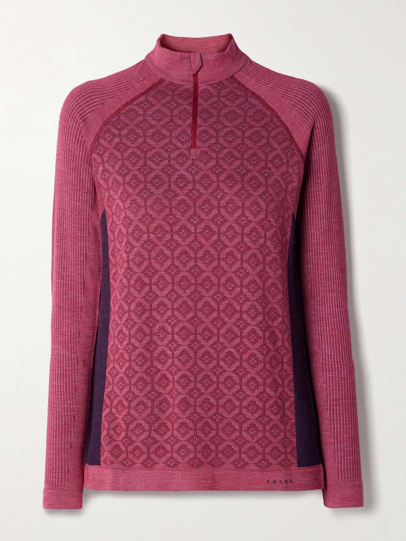 FALKE Ergonomic Sport System Jacquard-knit Top