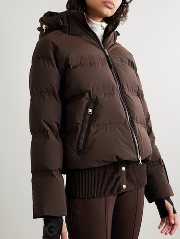 BOGNER Kelly quilted hooded ski jacket