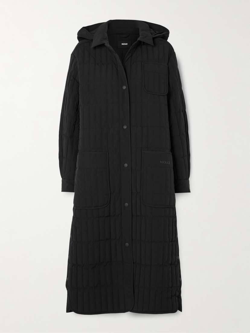 Mackage Tadoka Hooded Quilted Recycled-shell Down Coat