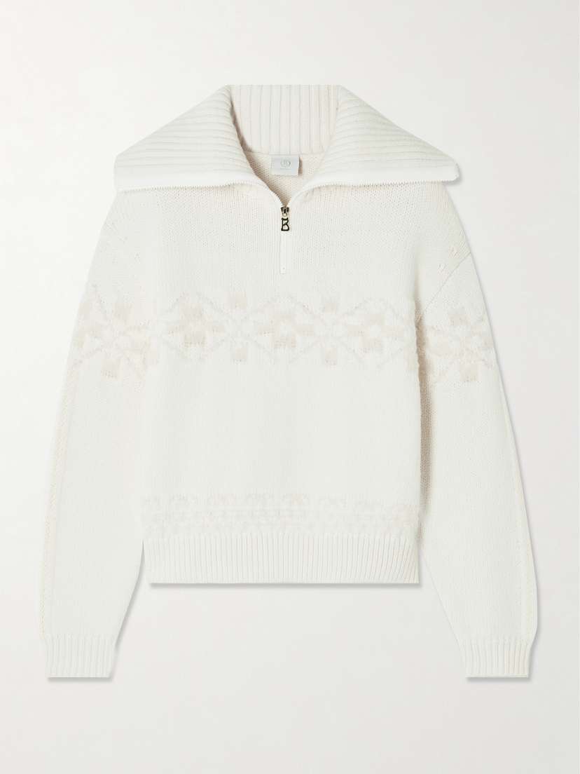 Bogner Elana Fair Isle Wool-blend Sweater