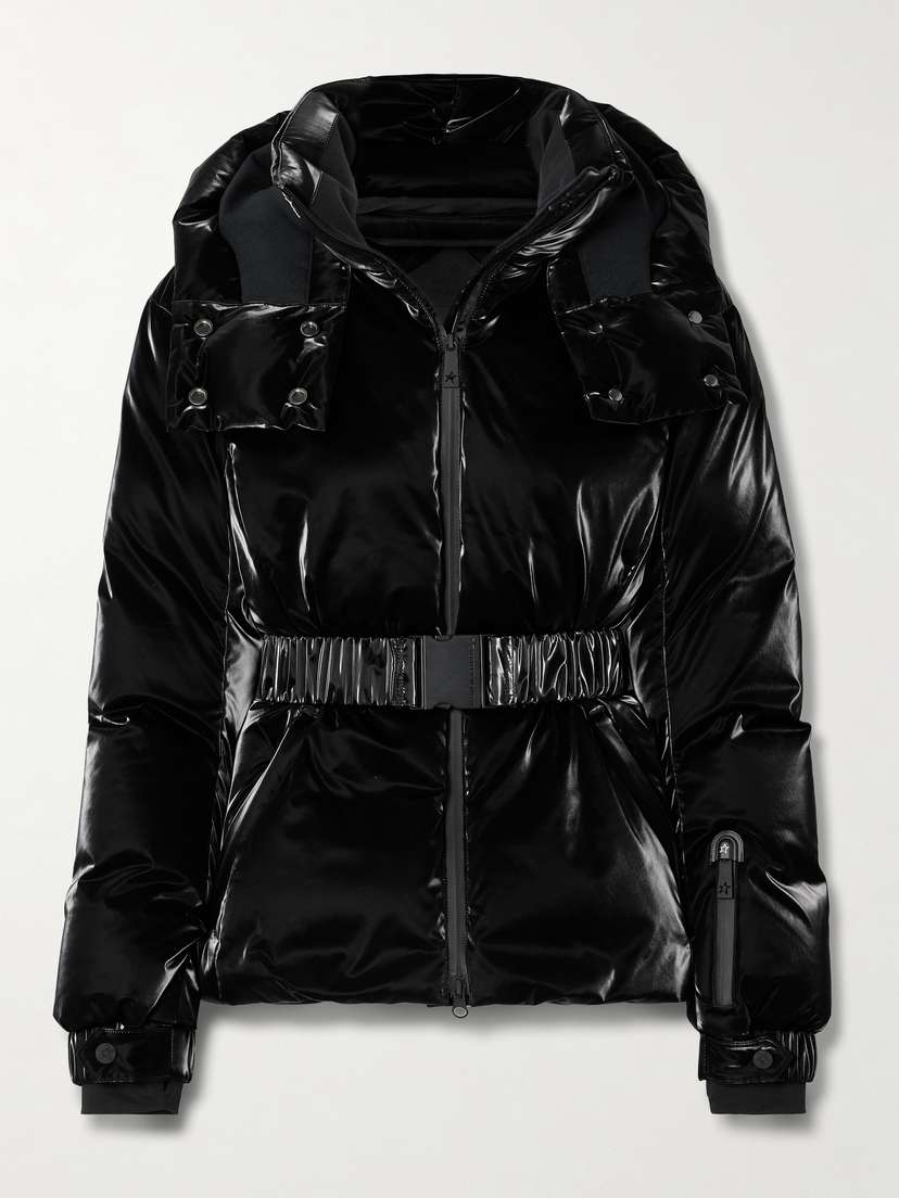 Perfect Moment Candice Belted Quilted Down Ski Jacket