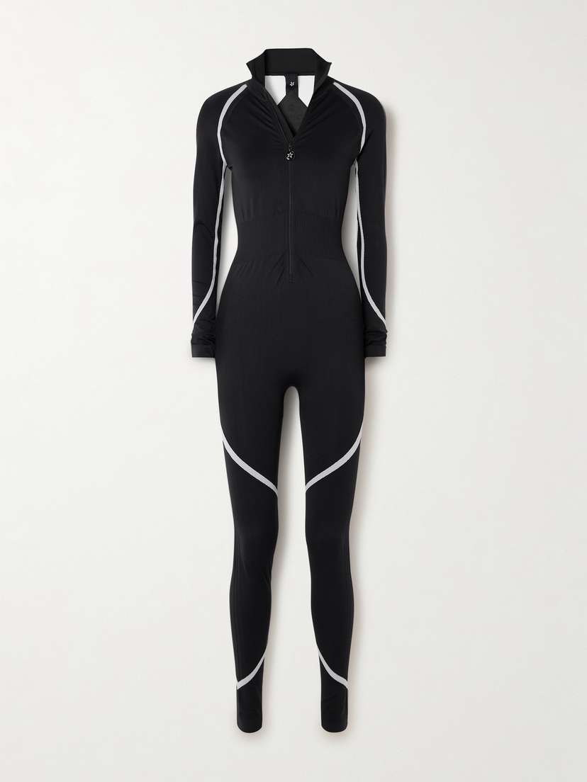 Perfect Moment Stretch-knit Ski Jumpsuit