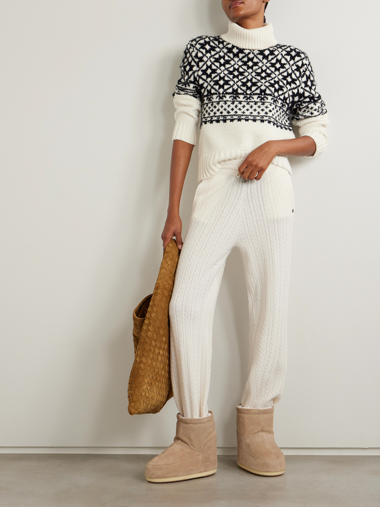 Nadia Fair Isle Wool-Blend Turtleneck Sweater
