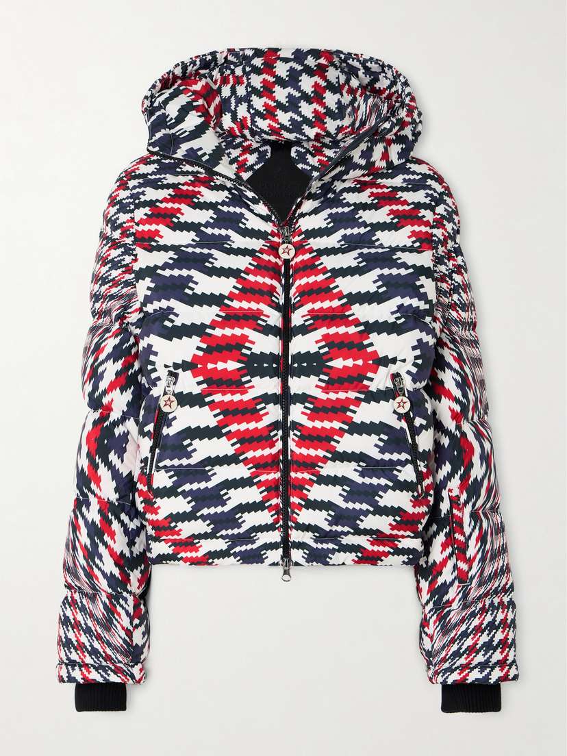 Perfect Moment Polar Flare Quilted Printed Down Ski Jacket