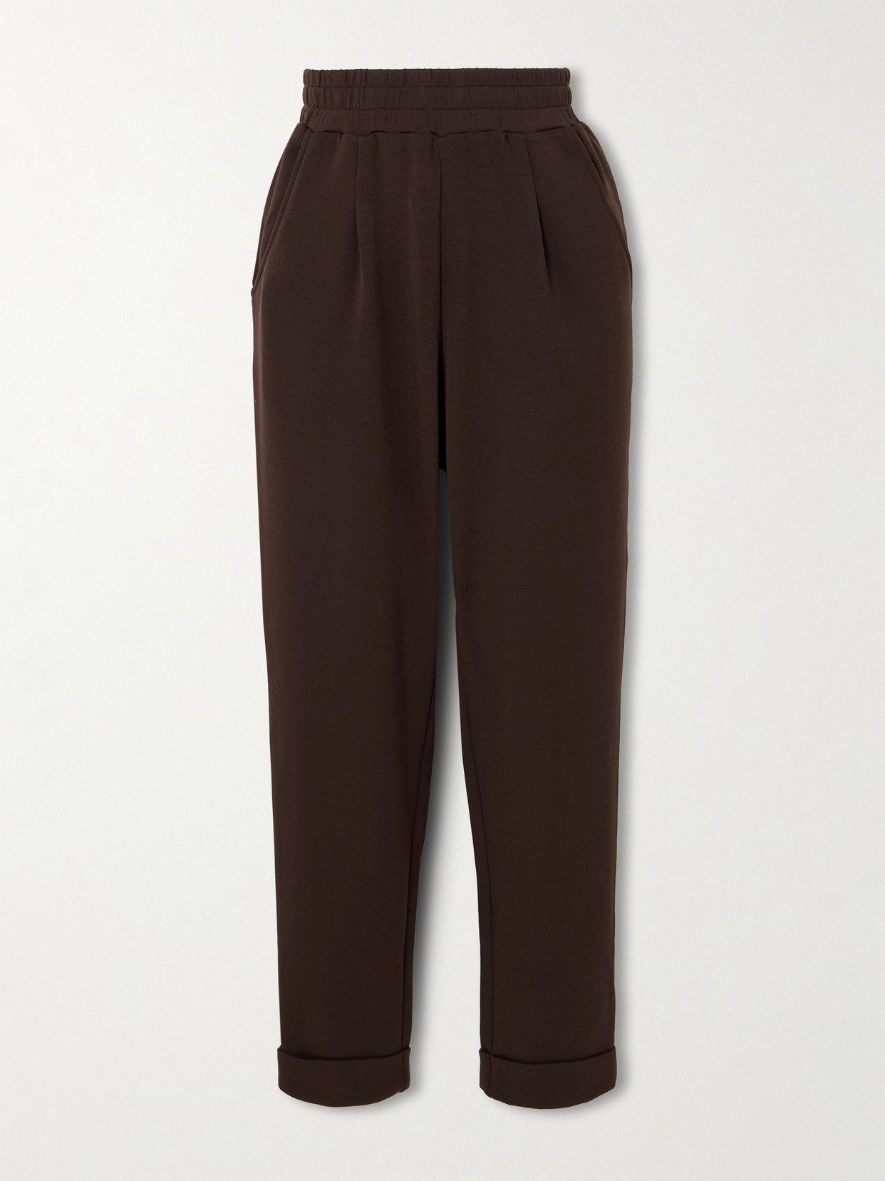 Varley - The Rolled Cuff Doublesoft™ Tapered Track Pants - Brown