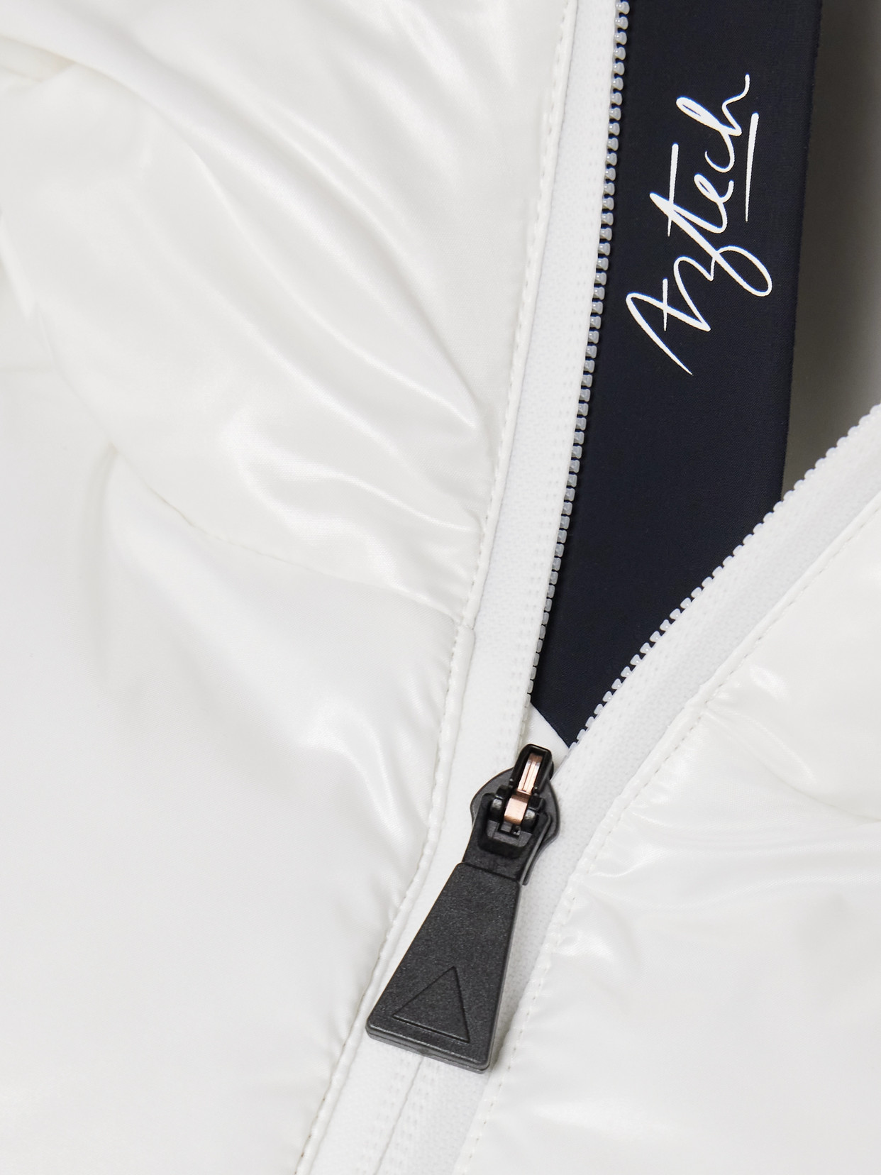 Daisy Nuke Hooded Padded Metallic Down Ski Jacket