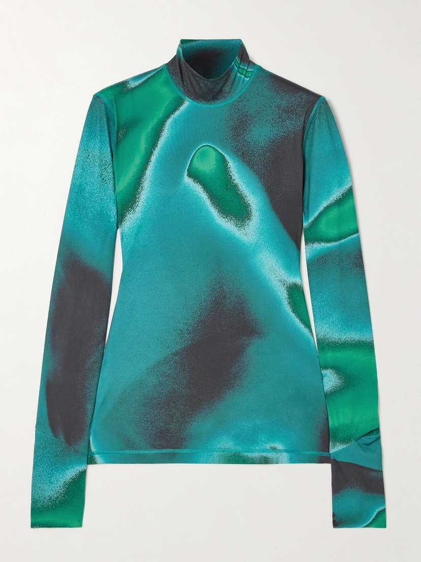 Aztech Mountain Next To Skin Printed Stretch-jersey Turtleneck Base Layer