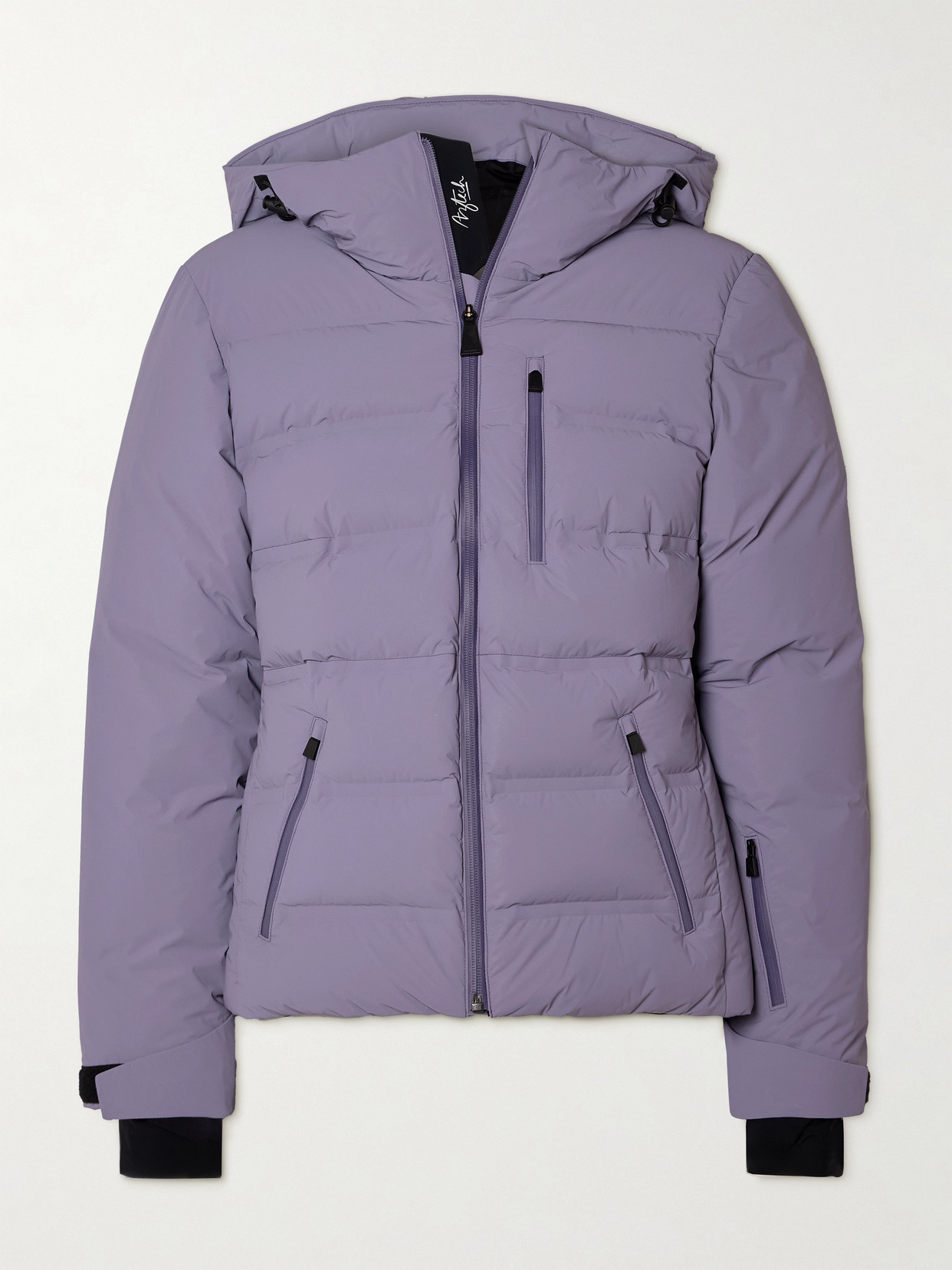 Aztech Mountain Nuke Hooded Down Ski Jacket In Purple
