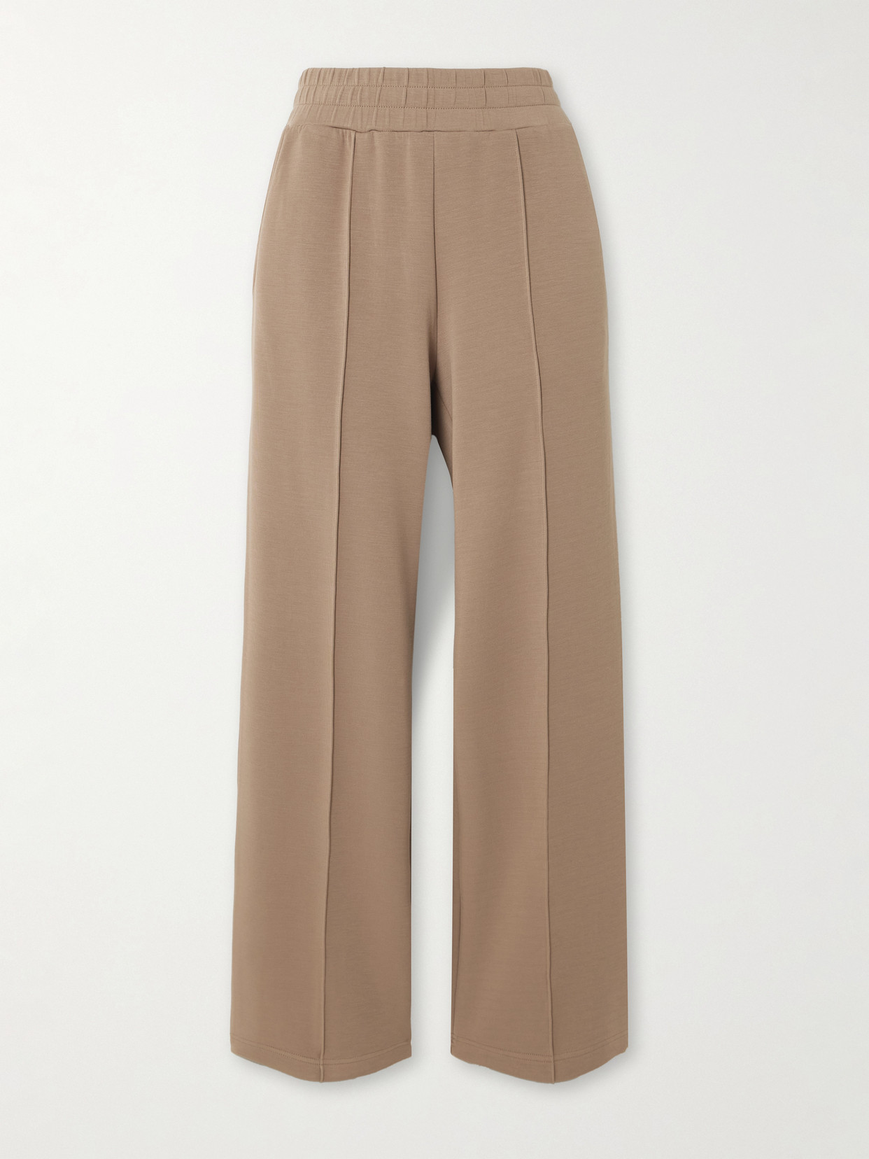Varley Doublesoft™ Jersey Wide-leg Pants In Neutrals