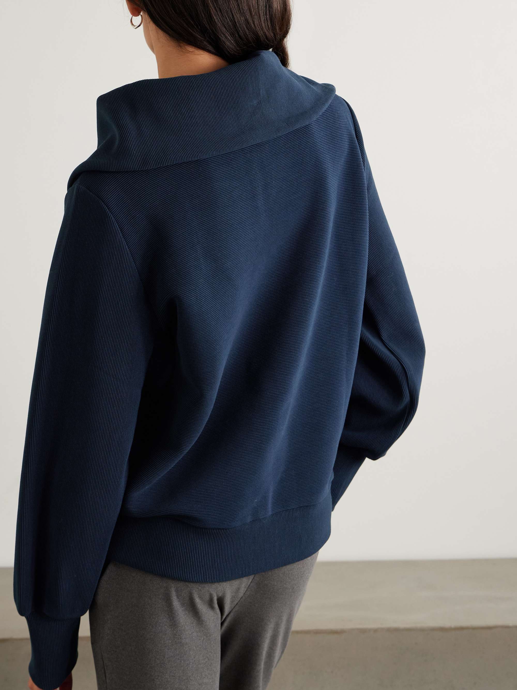 VARLEY Vine ribbed cotton-blend sweater
