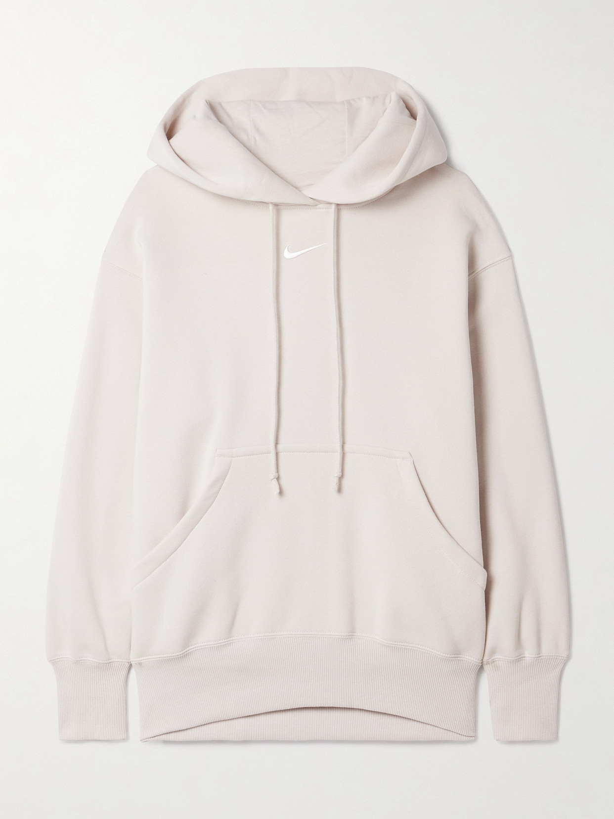 NIKE PHOENIX COTTON-BLEND JERSEY HOODIE