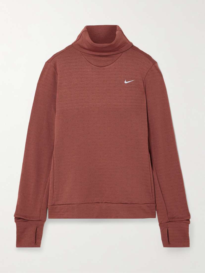 Nike Stretch-jersey Turtleneck Top