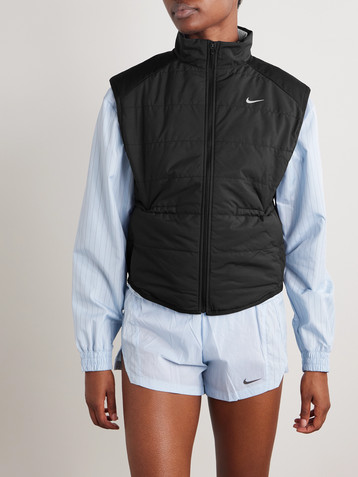 Nike Swift quilted Therma-FIT turtleneck vest