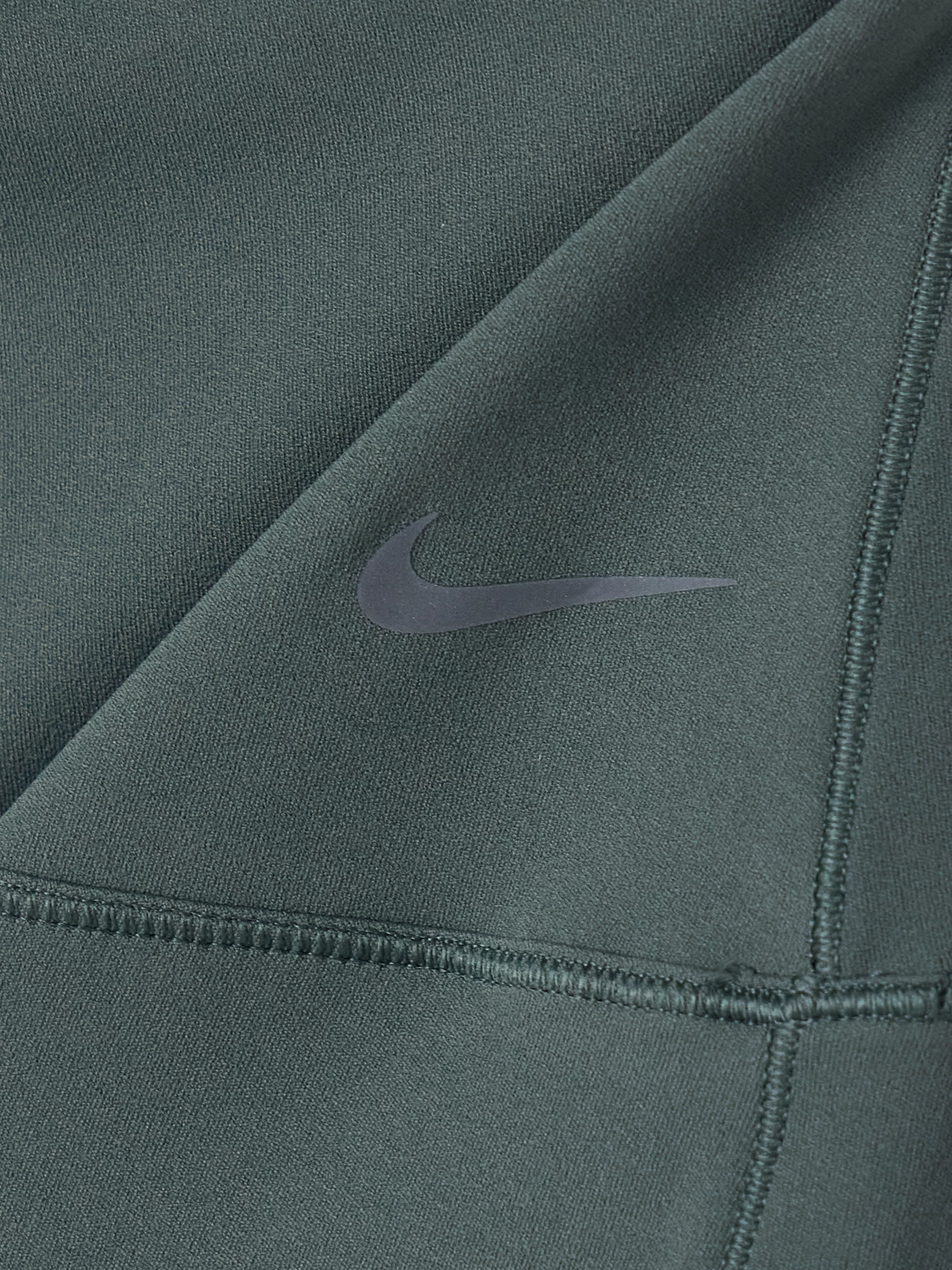 Nike Zenvy Stretch-jersey Flared Leggings In Green