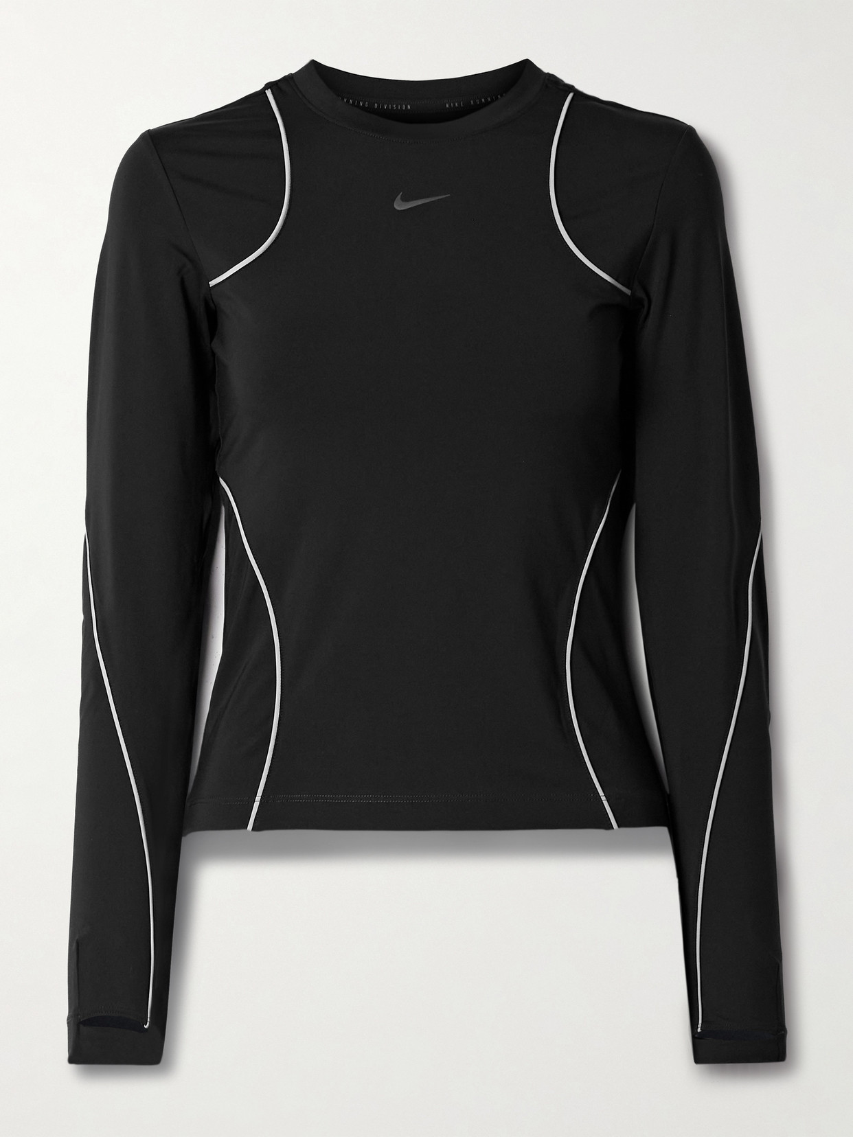 Nike - Reflective Piped Dri-fit Top - Black