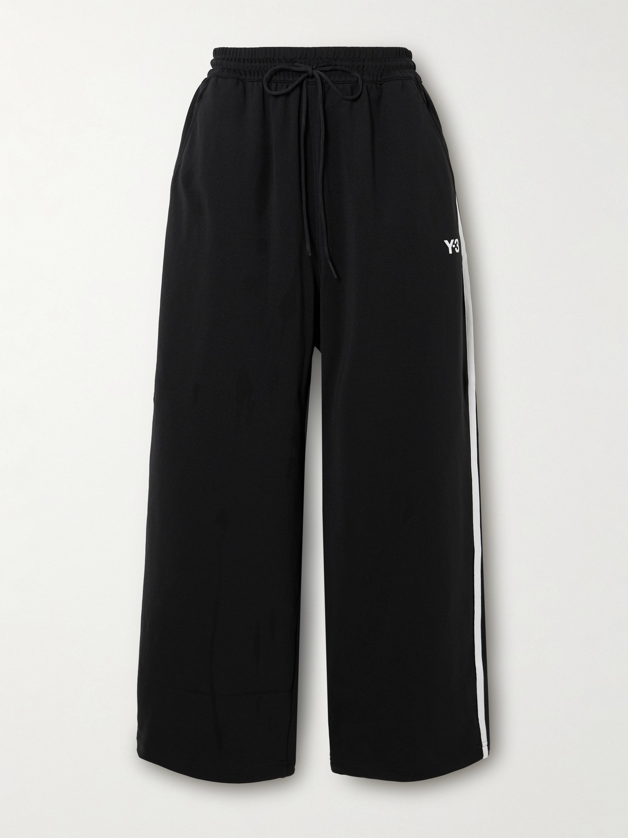 adidas Originals - + Y-3 Tech-jersey Wide-leg Track Pants - Black