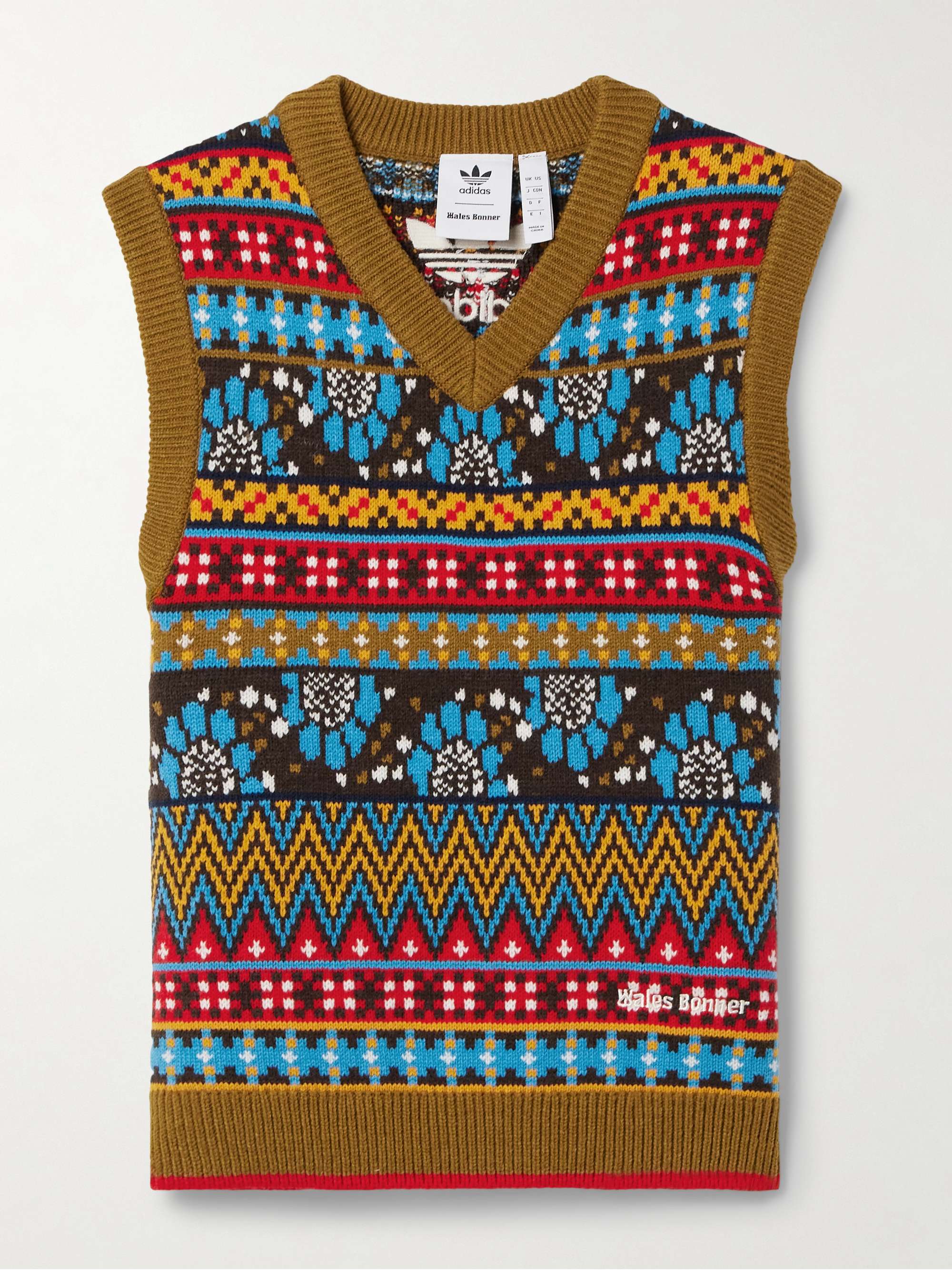 adidas x Wales Bonner Knit Vest - Multicolor - Due West