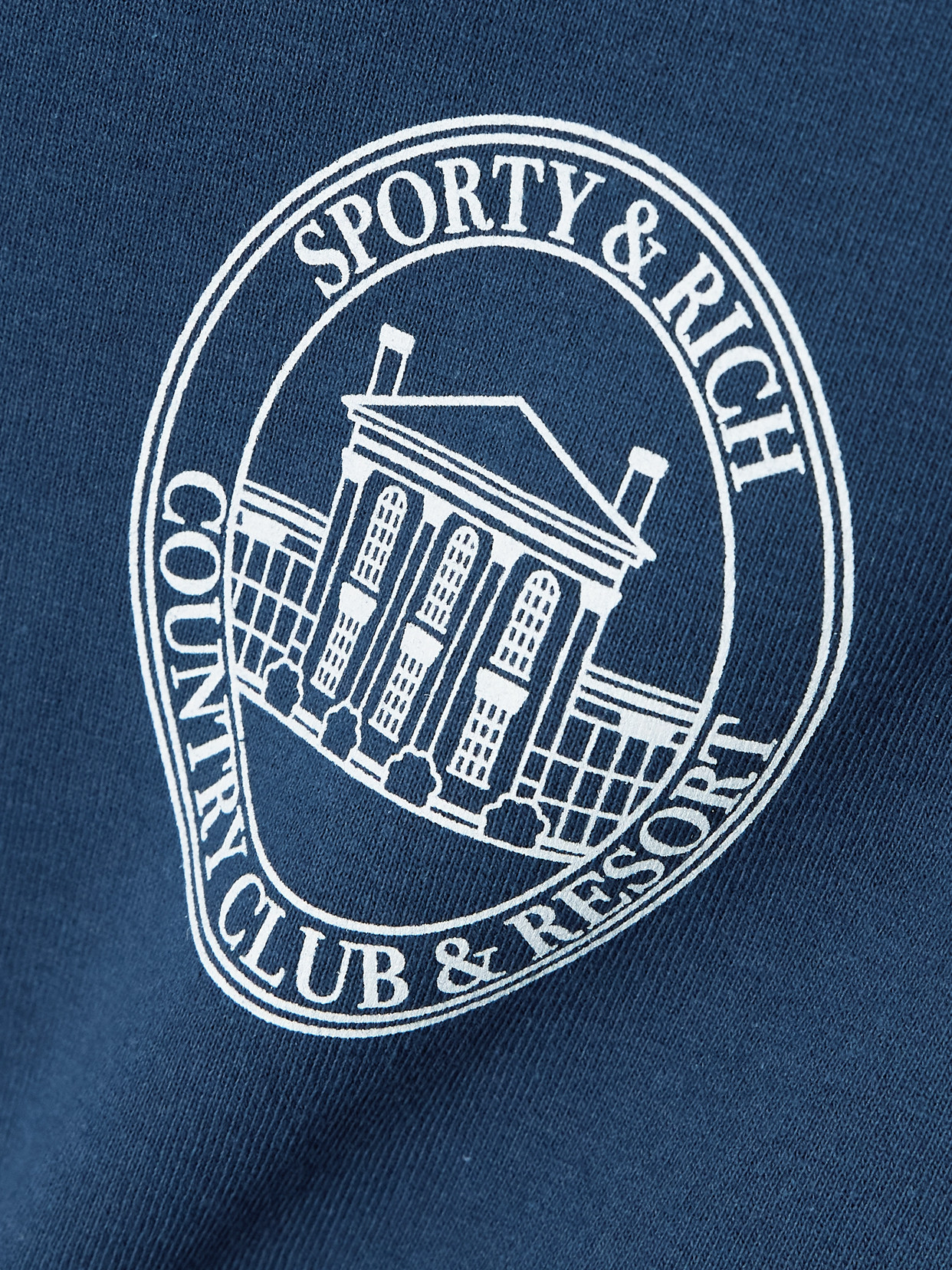 SPORTY AND RICH VENDOME RESORT PRINTED COTTON-JERSEY T-SHIRT