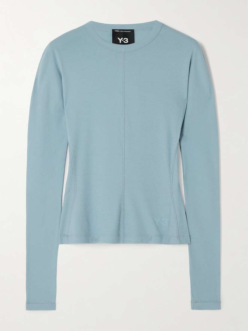 adidas Originals + Y-3 Paneled Organic Cotton-jersey T-shirt