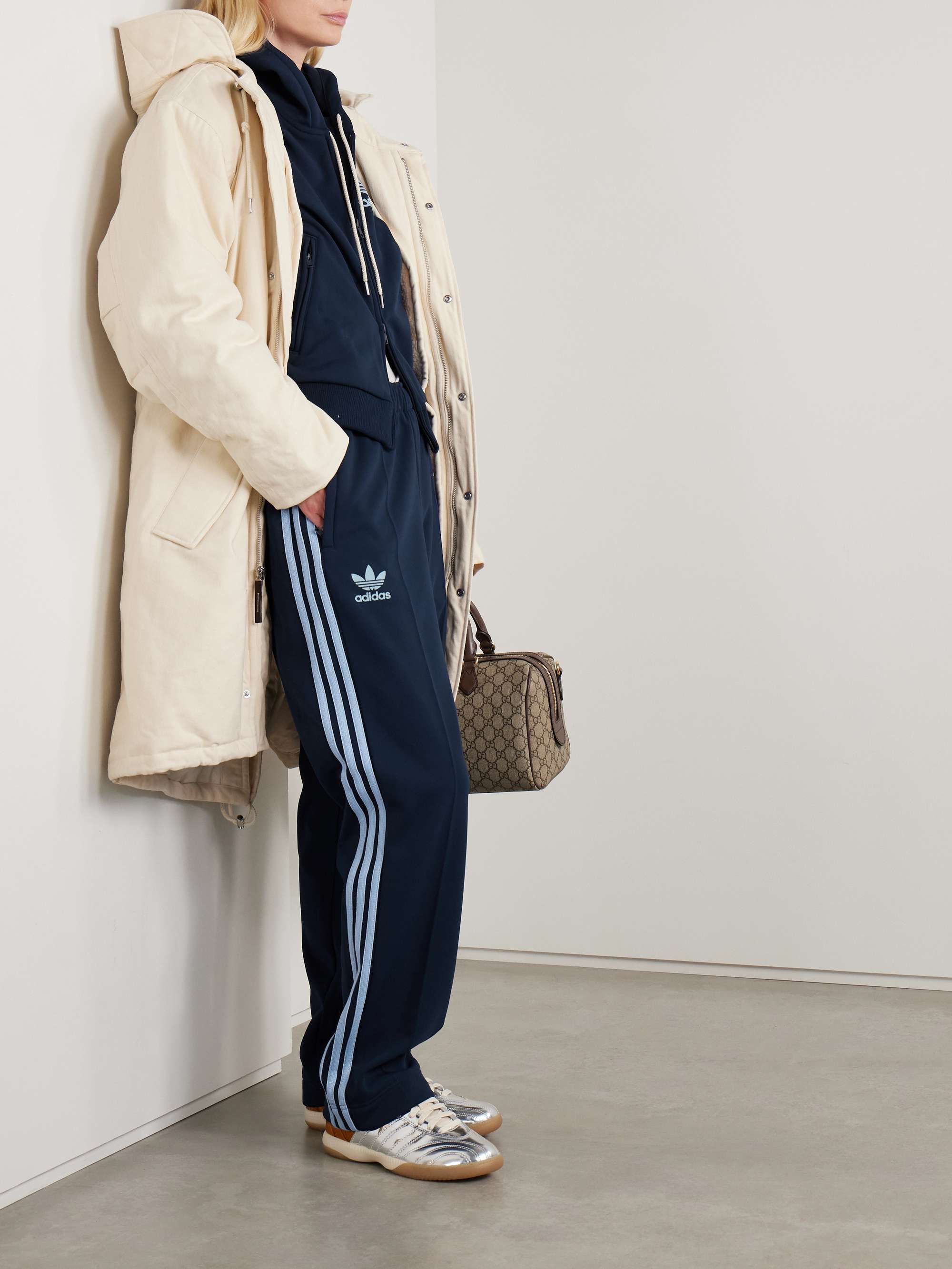 ADIDAS ORIGINALS + Wales Bonner embroidered striped recycled ADIDAS ORIGINALS + Wales Bonner embroidered striped recycled