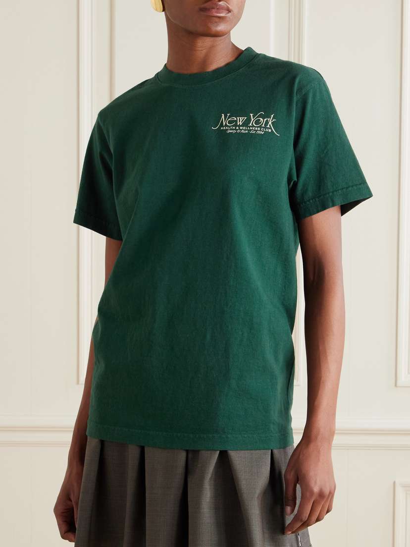 Ny 94 Printed Cotton-jersey T-shirt - x small | Image | 2