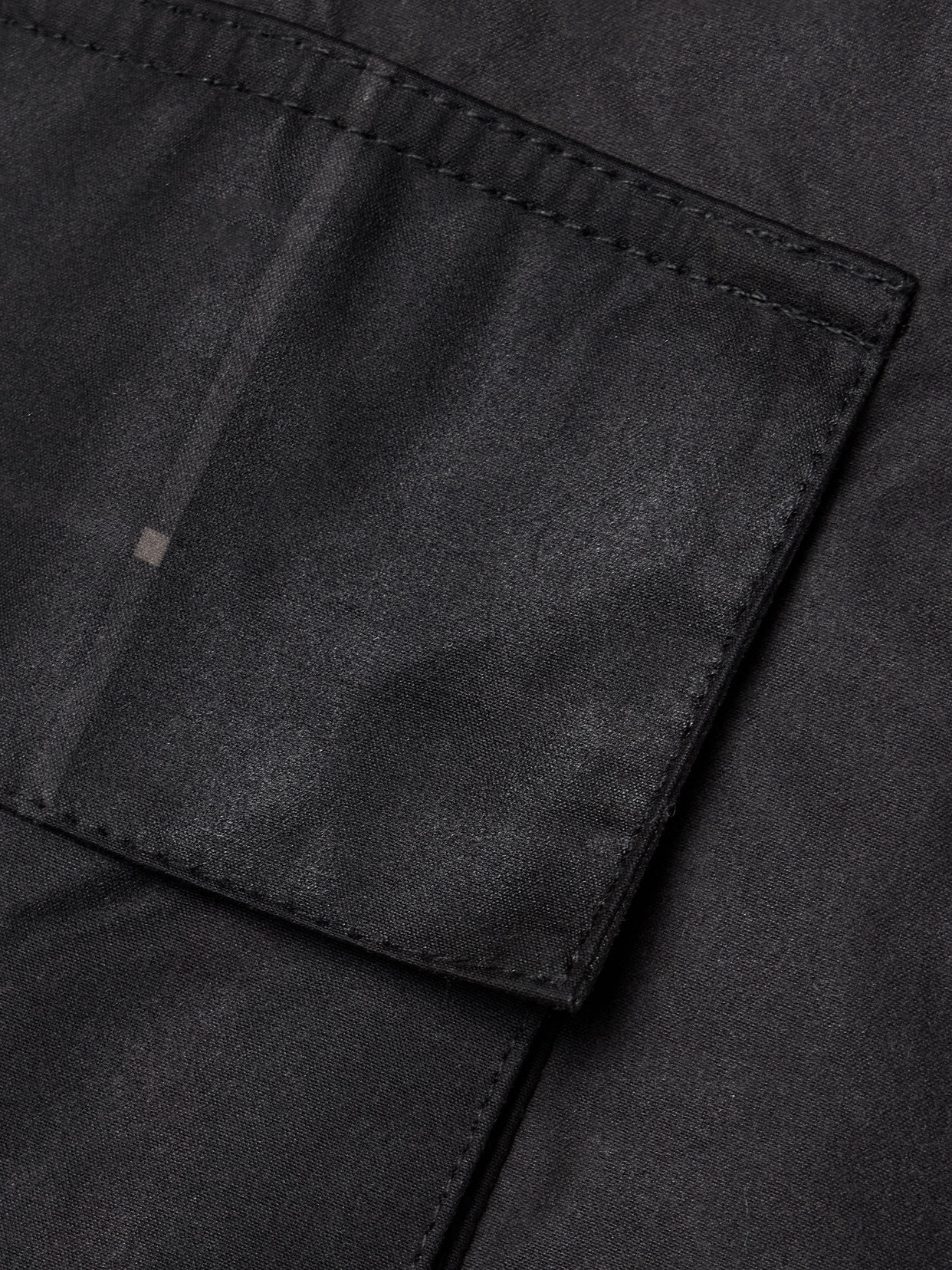 Barbour + Ganni Corduroy-trimmed Paneled Checked Waxed-organic Cotton Jacket In Gray