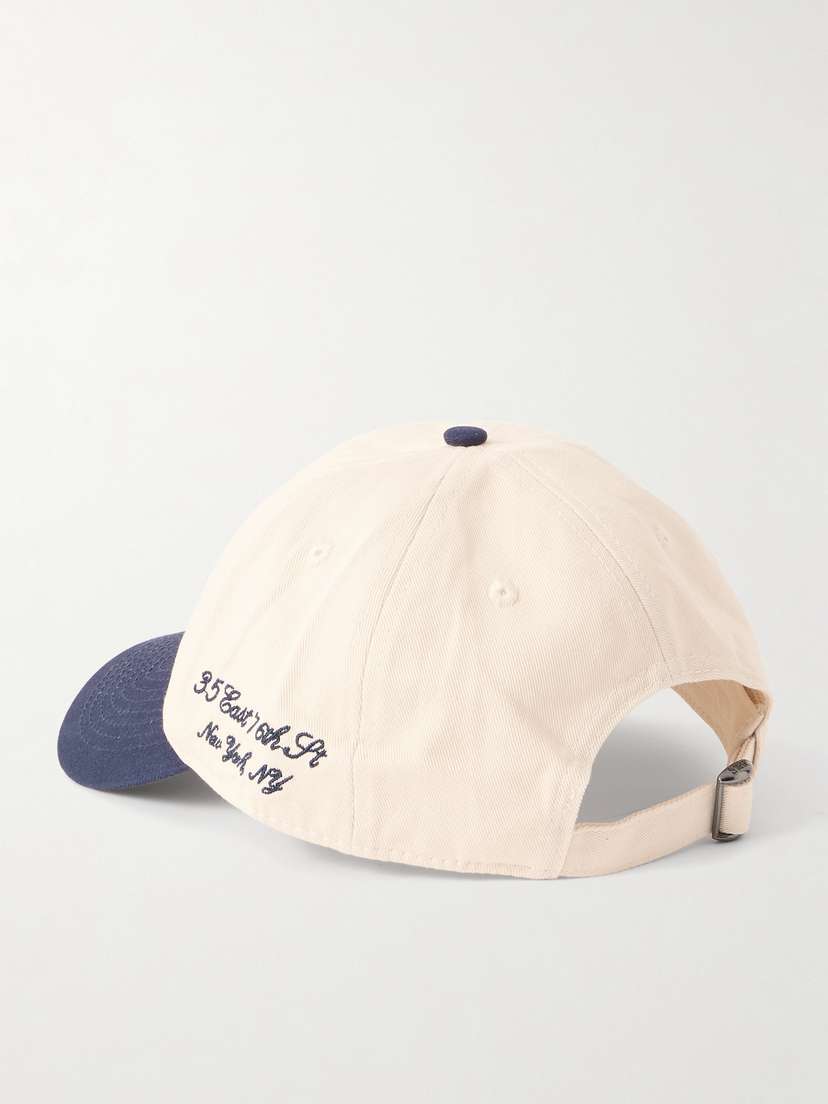 + Carlyle Embroidered Cotton-twill Baseball Cap | Image | 2