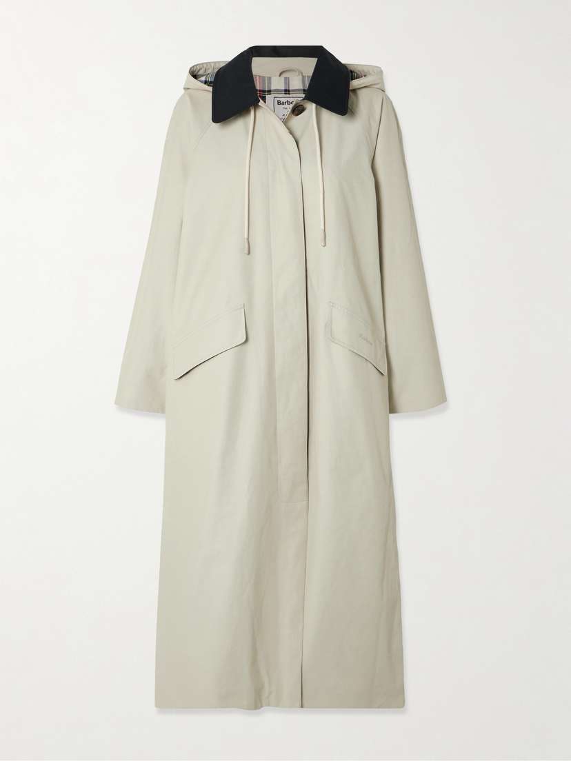 Barbour + Alexa Chung Natalie Cotton-gabardine Trench Coat