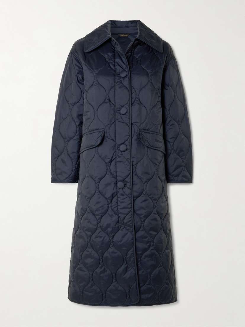 Barbour + Alexa Chung Amy Quilted Shell Coat
