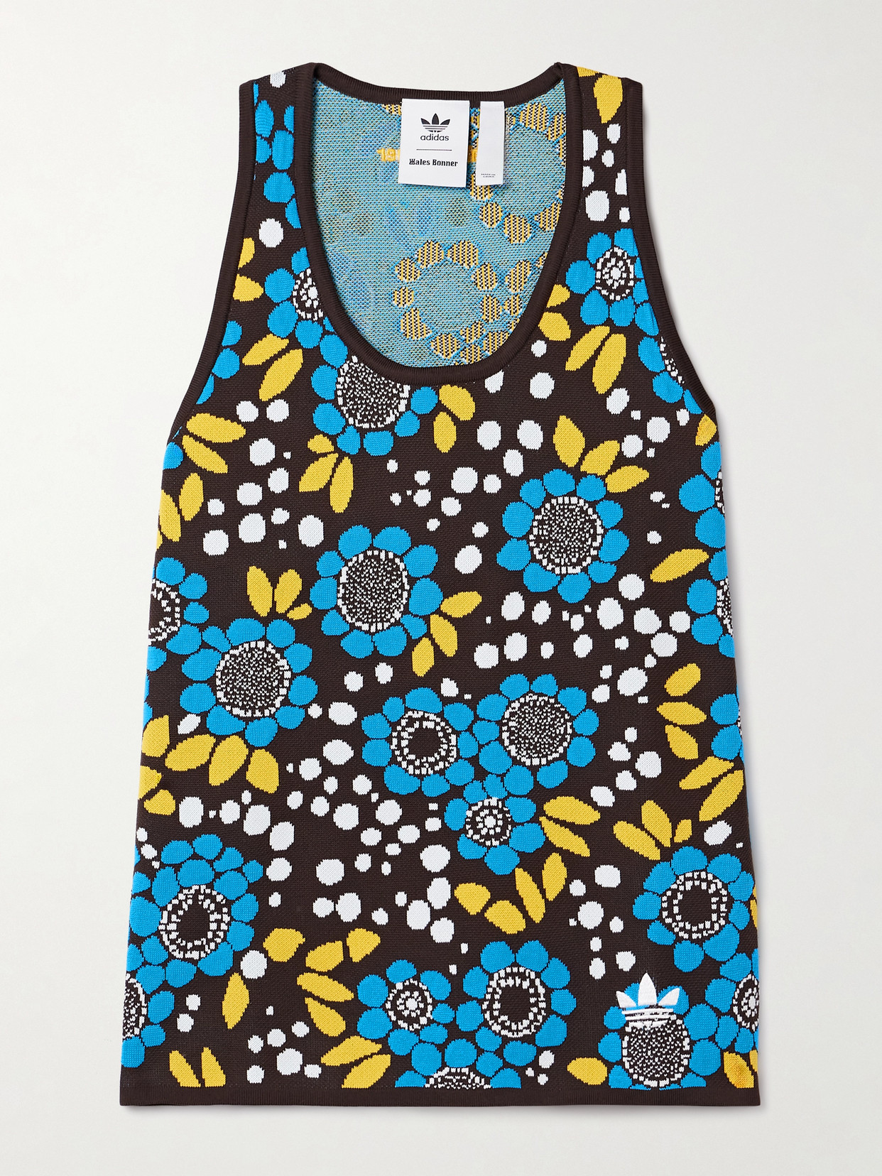 adidas Originals - + Wales Bonner Jacquard-knit Tank - Blue